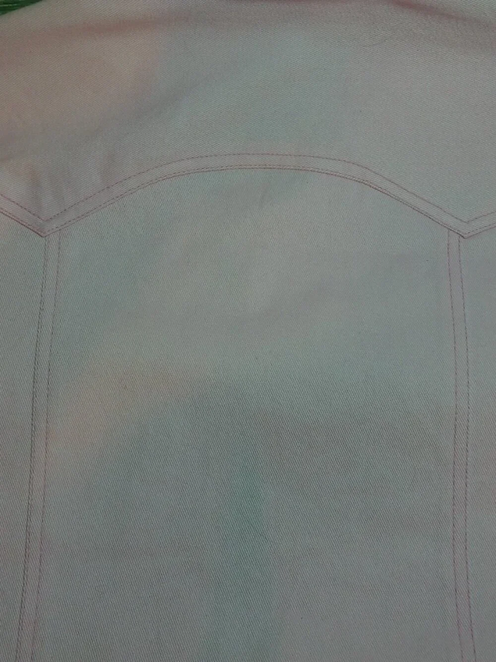 DIANE'S ESSENTIALS Pink Denim Jacket Size Large - Picture 10 of 11